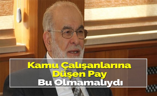 Kamu Çalışanlarına Düşen Pay Bu Olmamalıydı