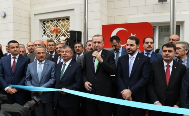 Cumhurbaşkanı Erdoğan ve Bakan Yılmaz, Sâmiha Ayverdi Anadolu Lisesinin açılışına katıldı