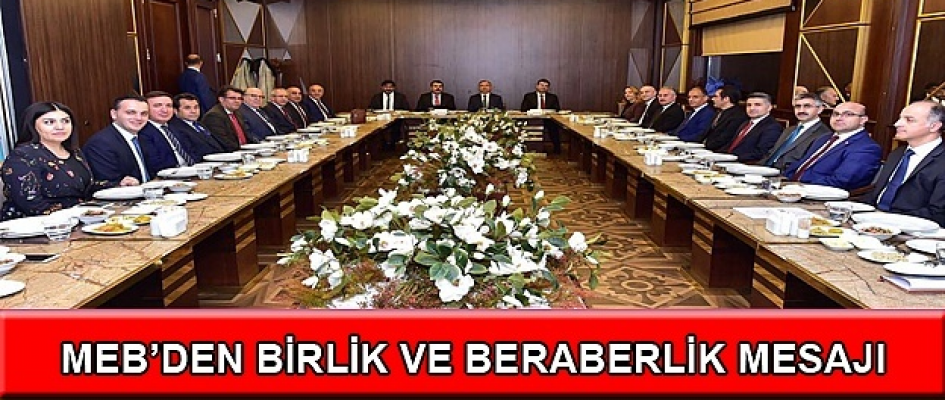 MEB’den Birlik ve Beraberlik Mesajı