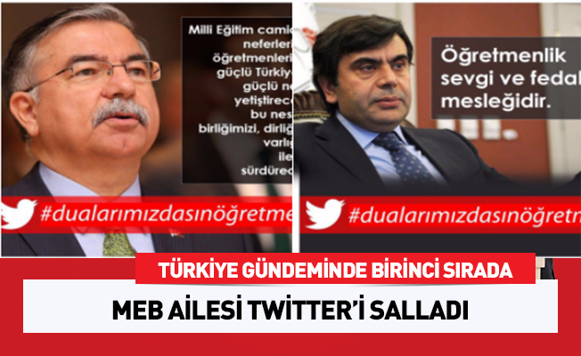 MEB Ailesi Twitter'i #dualarımızdasınöğretmenim İle Salladı