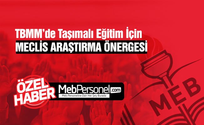 Taşımalı Eğitimi Meclis Gündeminde!