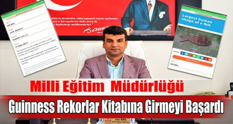 Milli Eğitim  Guinness Rekorlar Kitabına Girmeyi Başardı