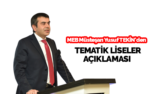 İhtiyaç duyulan elemanlar tematik meslek liselerinde yetişiyor