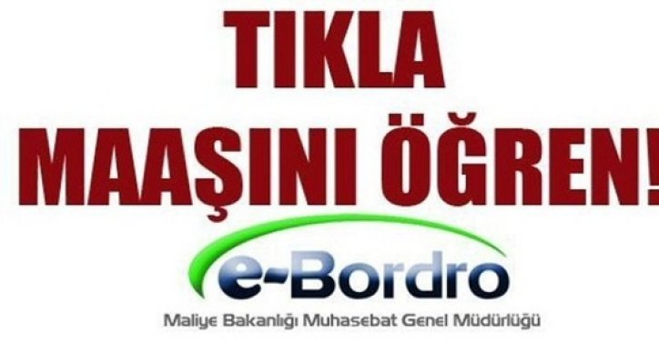 2018 Ocak Ayı Zamlı E-Bordro Ekranı e-devlet