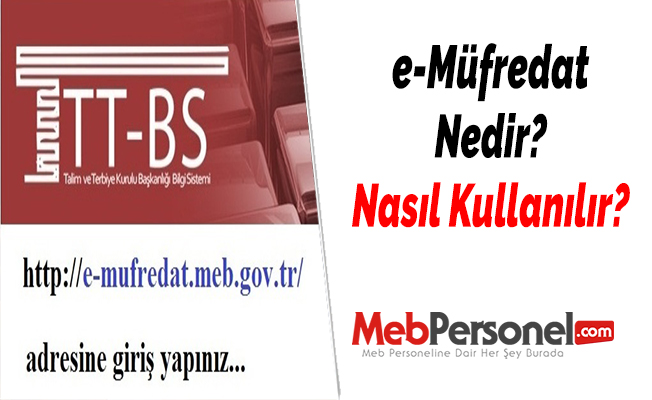 e-Müfredat Nedir? Nasıl Kullanılır?