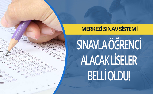 Yönetmelik Yayımlandı! Sınavla Öğrenci Alacak Liseler Belli Oldu!
