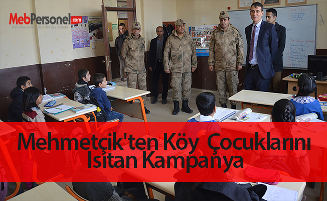 Mehmetçik'ten köy çocuklarını ısıtan kampanya