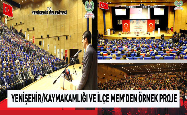 Diyarbakır/Yenişehir Kaymakamlığı ve Yenişehir İlçe Milli Eğitim Müdürlüğünden Örnek Proje
