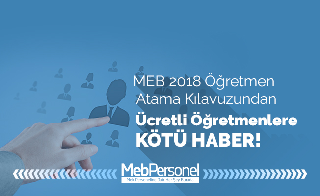 Bakanlık Ücretli Öğretmenler İçin İlana Çıkmadı