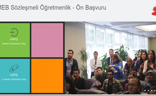 MEB Sözleşmeli öğretmen başvuru ekranı 2018(ilkatama.meb.gov.tr)