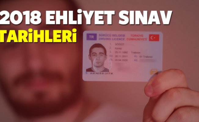 2018 MEB Ehliyet sınav tarihleri! Kayıt yaptıracaklar dikkat...