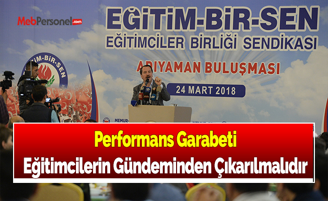 Performans Garabeti Eğitimcilerin Gündeminden Çıkarılmalıdır