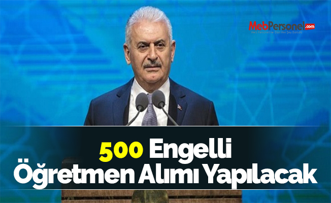 500 Engelli Öğretmen Alımı Yapılacak