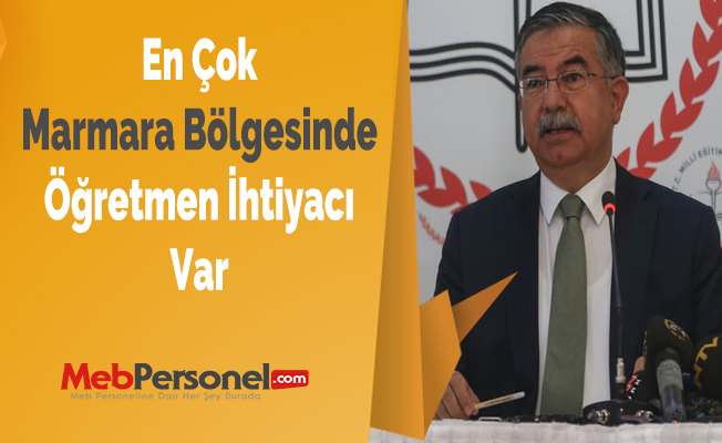 En Çok Marmara Bölgesinde Öğretmen İhtiyacı Var