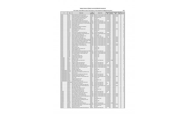 MEB Merkezi Sınavla Öğrenci Alacak Nitelikli Liseler Tam Liste Açıklandı (81 İl)