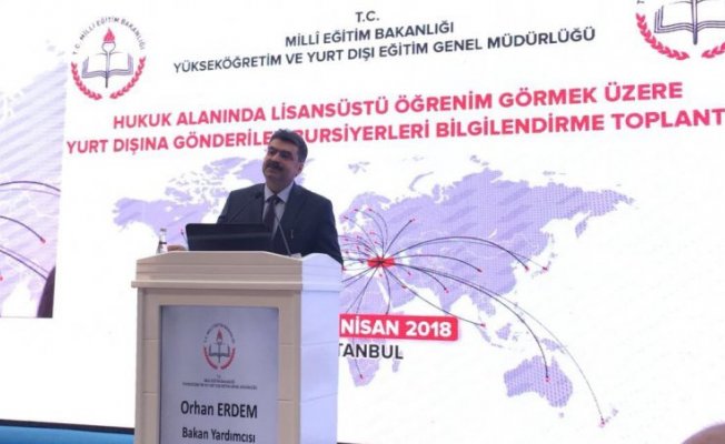 Hukuk eğitimi için yurt dışına gönderilen öğrenciler bilgilendirildi
