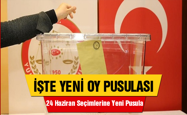 Seçmenler yeni oy pusulalarıyla tanışacak