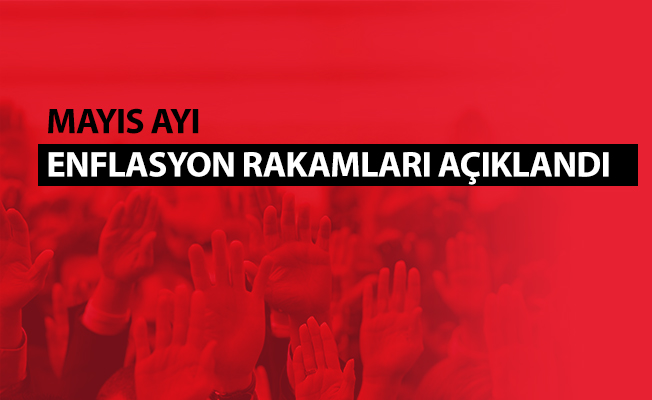 Mayıs ayı enflasyon rakamları açıklandı