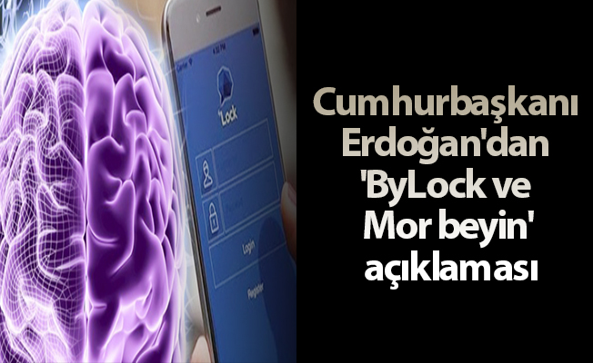 Cumhurbaşkanı Erdoğan'dan 'ByLock ve Mor beyin' açıklaması
