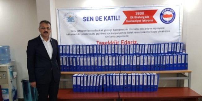 Büro Memur-Sen'den 3600 ek göstergesi için imza kampanyası