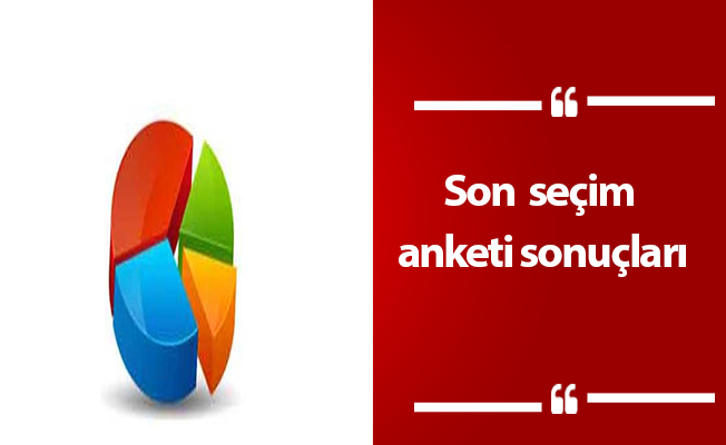 Son  seçim anketi sonuçları