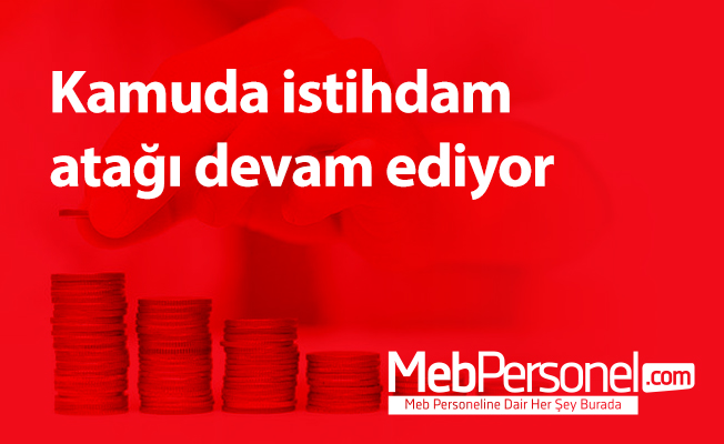 Kamuda istihdam atağı devam ediyor