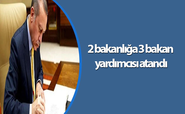 2 bakanlığa 3 bakan yardımcısı atandı