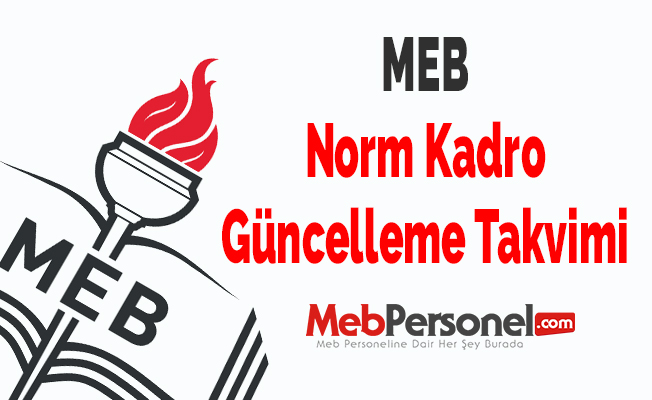 MEB Norm Kadro Güncelleme Takvimi