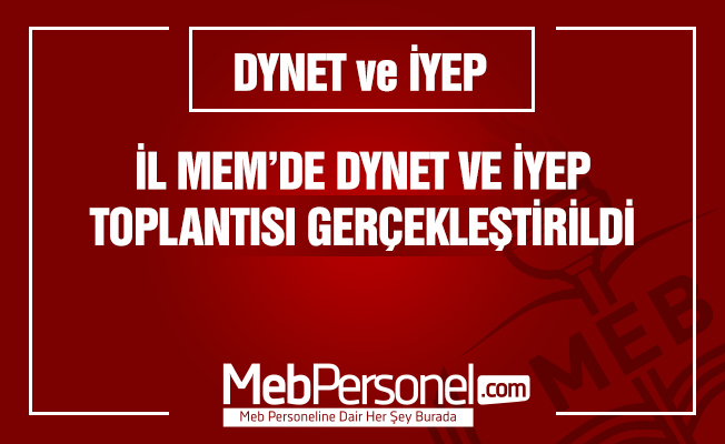 DYNED ve İYEP İstişare Toplantısı Gerçekleştirildi