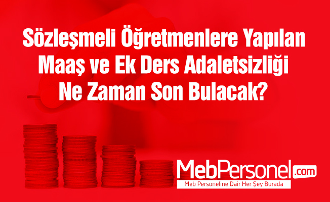 Sözleşmeli Öğretmenlerin Maaş İsyanı