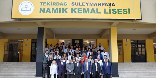 MEB Genel Müdürleri Tekirdağ'daki okullarını gezdi