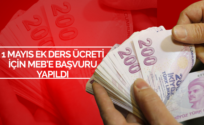 AES:1 Mayıs Ek Ders Ücretlerinin Kesilmemesi İçin MEB’e Başvurduk