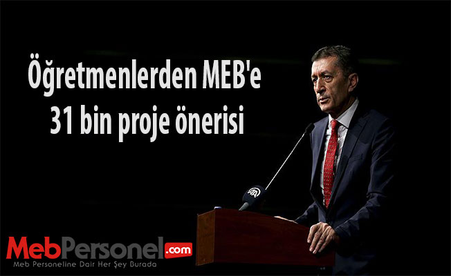 Öğretmenlerden MEB'e 31 bin proje önerisi