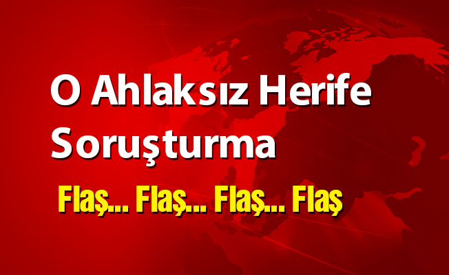 O Ahlaksız Herife Soruşturma