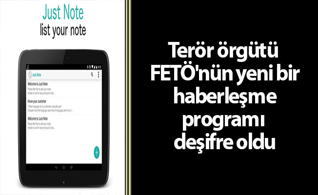 Terör örgütü FETÖ'nün yeni bir haberleşme programı deşifre oldu