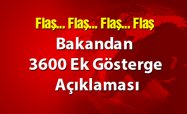 Bakandan 3600 Ek Gösterge Açıklaması
