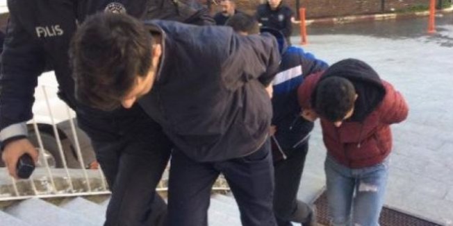 Okullardan hırsızlık yapan 4 şüpheli tutuklandı