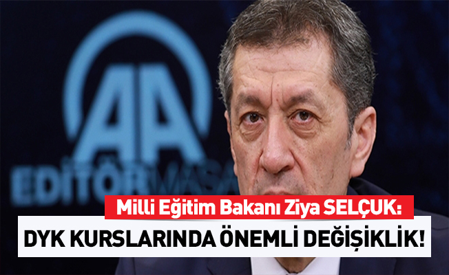 Destekleme ve Yetiştirme Kurslarında Değişiklik Olacak