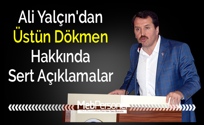 Ali Yalçın'dan Üstün Dökmen Hakkında Sert Açıklamalar