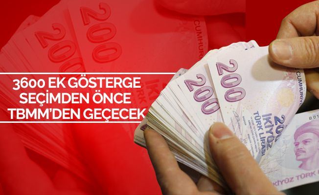 3600 ek gösterge seçimden önce Meclis'e gelebilir