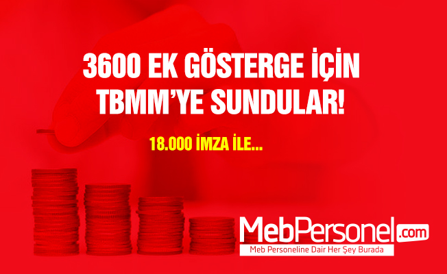 3600 ek gösterge için 18 bin imza TBMM'ye sunuldu