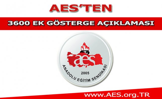 AES’TEN 3600 EK GÖSTERGE AÇIKLAMASI