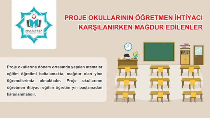 Proje Okullarının Öğretmen İhtiyacı Karşılanırken Mağdur Edilenler!