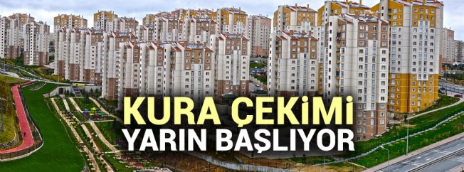 Toki Kura Çekilişleri Yarın Başlıyor
