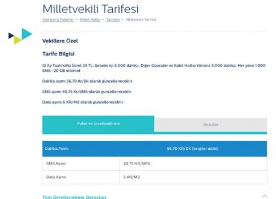 Türk Telekom'dan Milletvekillerine Kıyak Tarife