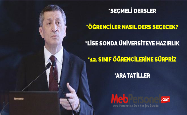 Milli Eğitim Bakanı Ziya Selçuk'tan Önemli Açıklamalar