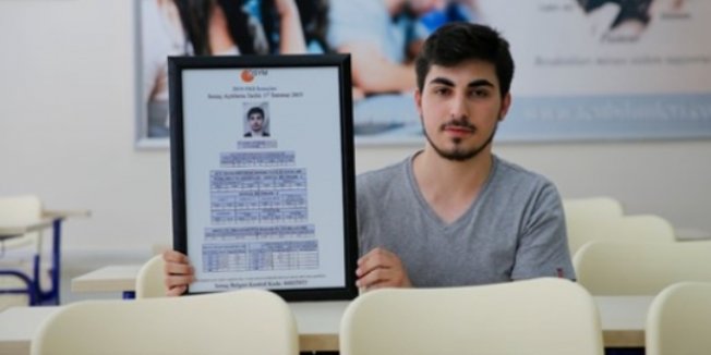 YKS Eşit Ağırlık Türkiye birincisinin hedefi