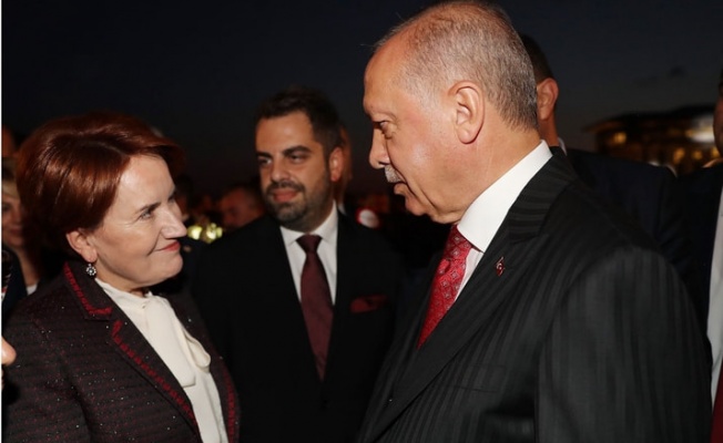 Erdoğan ve Akşener resepsiyonda ne konuştu? Yanındaki isim açıkladı