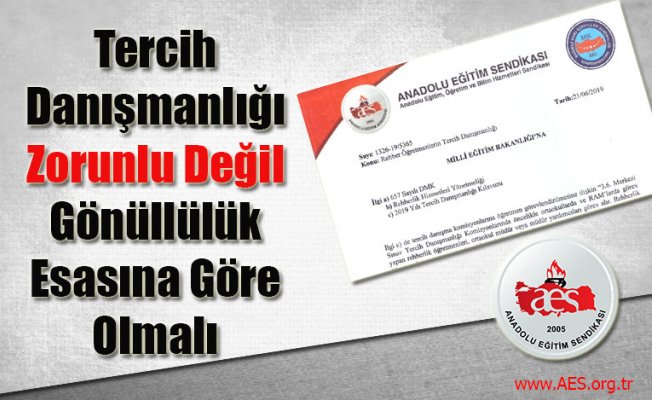 Tercih Danışmanlığı Zorunlu Değil Gönüllülük Esasına Göre Olmalı