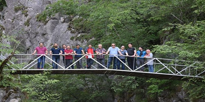 Öğretmenler Çatak Kanyonunda